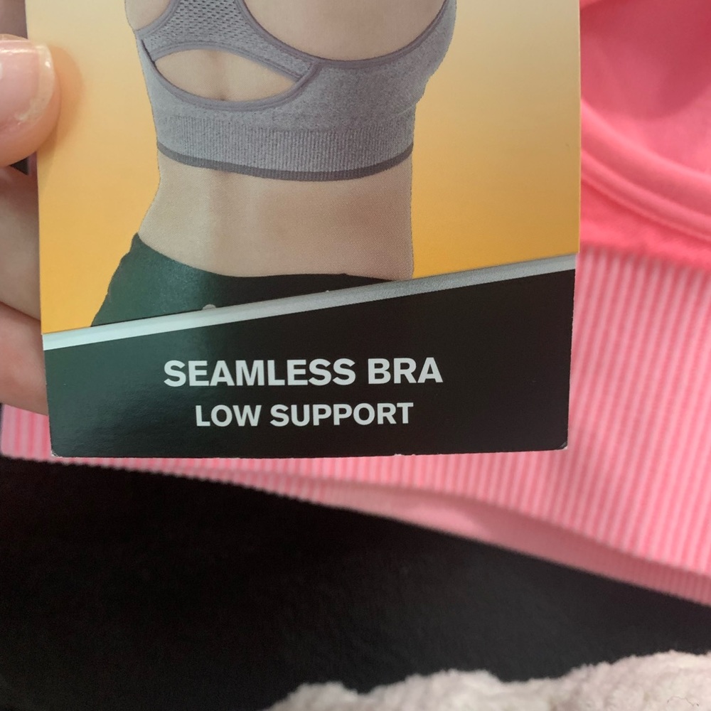 Avia Keyhole Cami Sports Bra Mystic Coral Small - Picture 3 of 4